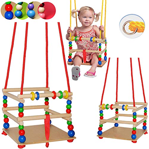alles-meine.de GmbH 1 Stück Kinderschaukel/Schaukel aus Holz - mit Gurt - Gitterschaukel - mitwachsend & verstellbar - Leichter Einstieg ! - Babyschaukel - verstellbare Klein.. alles-meine.de GmbH 1 Stück Kinderschaukel/Schaukel aus Holz - mit Gurt - Gitterschaukel - mitwachsend & verstellbar - Leichter Einstieg ! - Babyschaukel - verstellbare Klein.. von alles-meine.de GmbH