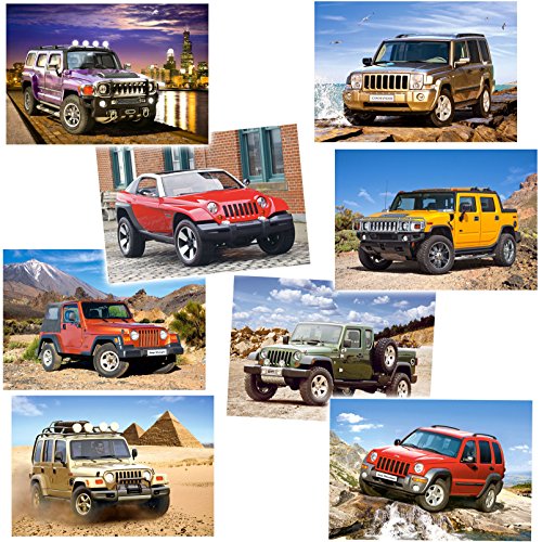 alles-meine.de GmbH 1 Stück Mini Puzzle/Minipuzzle - 54 Teile - Autos/Geländewagen/SUV - inkl. Name - für Kinder & Erwachsene - Kinderpuzzle - Minipuzzles Mitbringsel.. von alles-meine.de GmbH