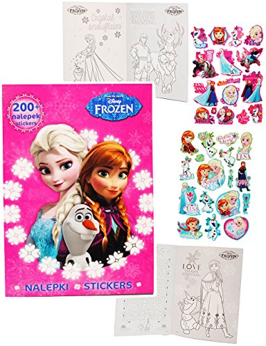 alles-meine.de GmbH 1 Stück Stickerbuch & Malbuch - Frozen - die Eiskönigin - Rätsel, Sticker & Malen - incl. 200 Stück Aufkleber - Stickerset Kinder - z.B. für Stickeralbu.. von alles-meine.de GmbH