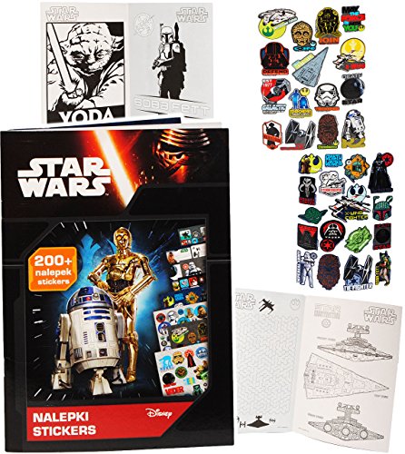 alles-meine.de GmbH 1 Stück Stickerbuch & Malbuch - Star Wars - Rätsel, Sticker & Malen - incl. 200 Stück Aufkleber - Stickerset Kinder - z.B. für Stickeralbum/Figuren - .. von alles-meine.de GmbH