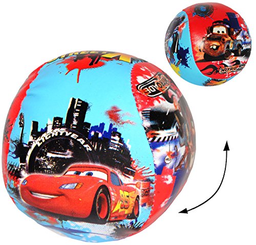 alles-meine.de GmbH 1 Stück Stoffball/Jonglierball/Softball - Cars - Lightning McQueen - Ø 10,5 cm - für Kinder - Ballspiel/Stoffbälle - Jonglieren/Mädchen - Sport .. von alles-meine.de GmbH