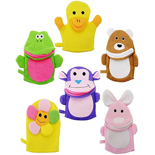 alles-meine.de GmbH 1 Stück Waschhandschuh/Handpuppe - lustige Tiere - Mund teilw. bespielbar - für Kinder & Erwachsene - Handspielpuppe/Waschhandschuhe - Handpuppen - .. von alles-meine.de GmbH