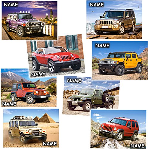 alles-meine.de GmbH 1 Stück: Mini Puzzle/Minipuzzle 54 Teile - inkl. Name - Autos/Geländewagen/SUV - für Kinder & Erwachsene - Kinderpuzzle - Minipuzzles Mitbringsel/Mitg.. von alles-meine.de GmbH