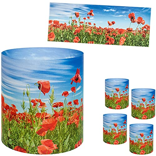 alles-meine.de GmbH 10 Stück - kleine Tischlichter Motiv frei wählbar Mohn Blumen - Mohnblumenfeld 10 cm - Licht - für Teelichter/Batterie LED Lichter & Kerzen - Windlich.. alles-meine.de GmbH 10 Stück - kleine Tischlichter Motiv frei wählbar Mohn Blumen - Mohnblumenfeld 10 cm - Licht - für Teelichter/Batterie LED Lichter & Kerzen - Windlich.. von alles-meine.de GmbH