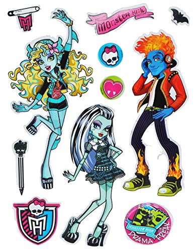 alles-meine.de GmbH 11 TLG. Set 3-D ! Wandtattoo/Fensterbild - Monster High - Folie selbstklebend - beschichtet und wasserabweisend - Wandsticker Sticker Aufkleber - wasserfest.. von alles-meine.de GmbH