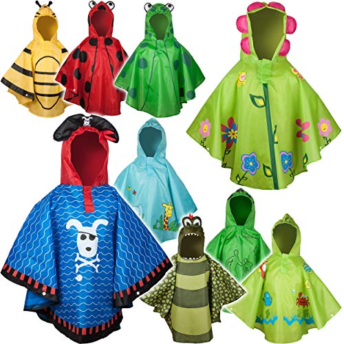 alles-meine.de GmbH 2 Stück Regencape/Regenponcho - Jungen - Motiv - Gr. 92-128 Circa 2 bis 6 Jahre - wasserdicht + wasserfest - Nylon Stoff - sehr leicht - Regenmantel /.. alles-meine.de GmbH 2 Stück Regencape/Regenponcho - Jungen - Motiv - Gr. 92-128 Circa 2 bis 6 Jahre - wasserdicht + wasserfest - Nylon Stoff - sehr leicht - Regenmantel /.. von alles-meine.de GmbH