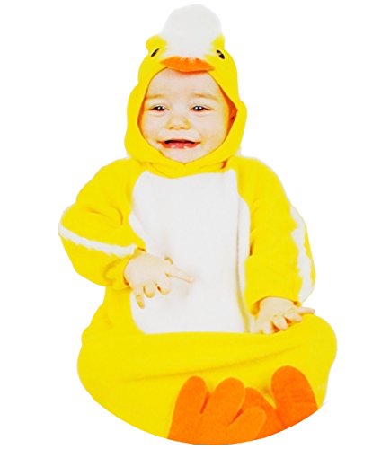 alles-meine.de GmbH 2 TLG. Set Baby Kostüm - süße Ente/Osterküken - ab 0 Jahre/Geburt - Babykostüm - Küken - Tier Kostüm - Karneval Kinder Kind Kinderkostüm/Fasching .. von alles-meine.de GmbH