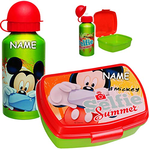 alles-meine.de GmbH 2 TLG. Set Lunchbox/Brotdose + Trinkflasche - - Mickey Mouse - inkl. Name - BPA frei - Kindertrinkflasche - Brotbüchse Küche Essen - 1 Fach - für Mädchen .. alles-meine.de GmbH 2 TLG. Set Lunchbox/Brotdose + Trinkflasche - - Mickey Mouse - inkl. Name - BPA frei - Kindertrinkflasche - Brotbüchse Küche Essen - 1 Fach - für Mädchen .. von alles-meine.de GmbH