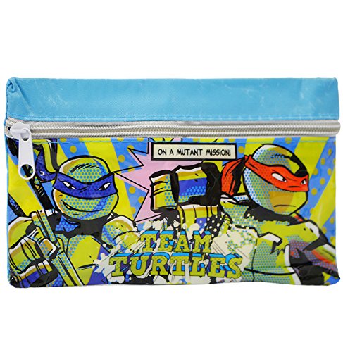 alles-meine.de GmbH 2 in 1 Federmappe/Kosmetiktasche - Teenage Mutant Ninja Turtles - Stiftemappe & Schlamper Etui/Stifterolle - eckig & dünn - Federtasche Schlamperrol.. von alles-meine.de GmbH