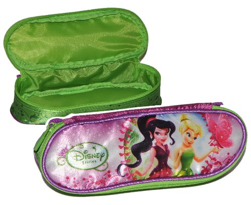 alles-meine.de GmbH 2 in 1: Federmappe/Kosmetiktasche - Fairies Tinkerbell - Schlamper Etui Kinder Federtasche Schlamperrolle Federmäppchen Schiefermappe Fairy von alles-meine.de GmbH