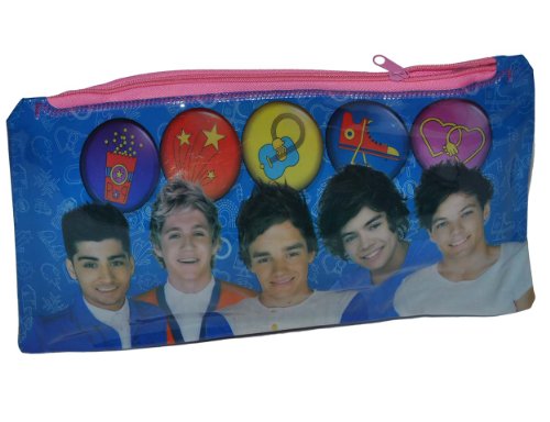 alles-meine.de GmbH 2 in 1: Federmappe/Kosmetiktasche - One Direction Boygroup Sänger - Schlamper Etui für Kinder Mädchen Jungen und Fan´s - Federtasche Schlamperrolle Federmäp.. von alles-meine.de GmbH