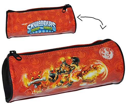 alles-meine.de GmbH 2 in 1: Federmappe/Kosmetiktasche - Skylanders Swap Force - Schlamper Etui Kinder Federtasche Schlamperrolle - Skylander für Jungen Stifteetui Faulenzer von alles-meine.de GmbH