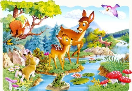 alles-meine.de GmbH 20 Teile Puzzle Kinderpuzzle Kinder Maxi Tiere des WALDES MÄRCHEN Castorland Puzzel von alles-meine.de GmbH