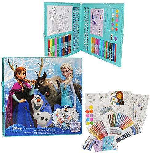 alles-meine.de GmbH 200 TLG. Set: XXL Stifte-Koffer - die Eiskönigin - Frozen - 2. Wahl - Malkoffer mit Stiften + Sticker + Öl Pastellkreide - Kinder von alles-meine.de GmbH