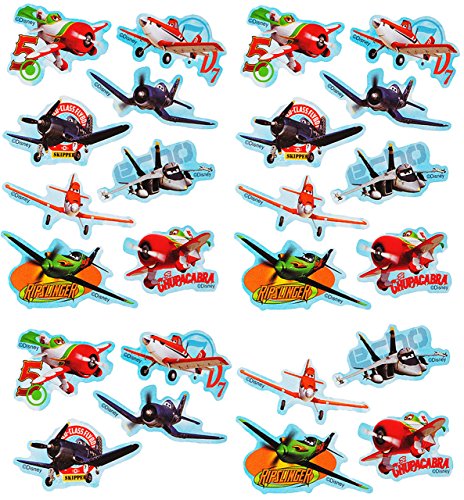 alles-meine.de GmbH 24 TLG. Set Aufkleber/Sticker - Planes - Flugzeuge Dusty - selbstklebend - für Jungen - Flugzeug Stickerset Kinder - z.B. für Stickeralbum/Figuren -.. von alles-meine.de GmbH