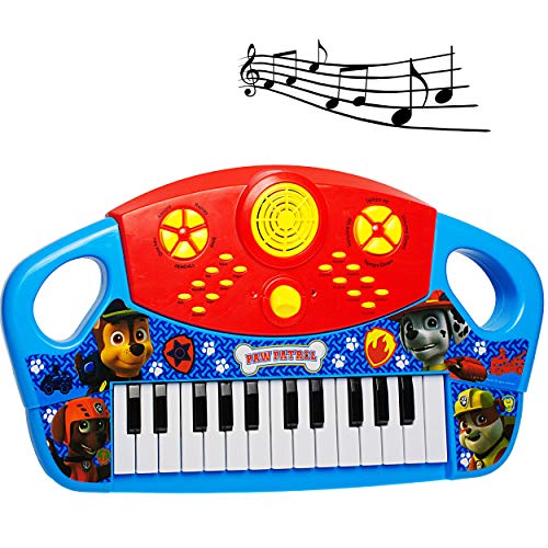 alles-meine.de GmbH 25 Funktionen + Aufnahme - elektrisches E-Piano/Keyboard - Paw Patrol - Hunde - Funktion/Sound & Melodien/Rhythmus - mit Verzerrer ! spielt auch 3 L.. von alles-meine.de GmbH