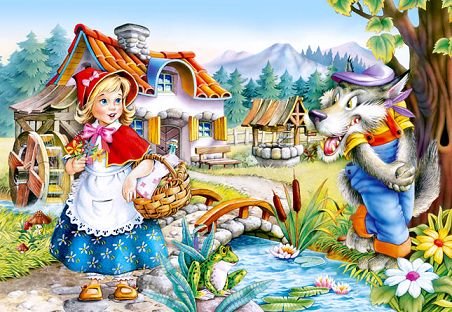 alles-meine.de GmbH 260 Teile - Puzzle Kinderpuzzle/für Kinder - ROTKÄPPCHEN GEBRÜDER Grimm MÄRCHEN Castorland von alles-meine.de GmbH