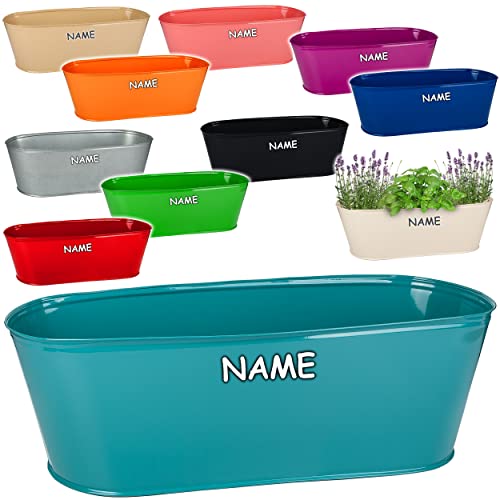 alles-meine.de GmbH 3 Stück große XL - Töpfe/Blumentöpfe Farbwahl Metall - Ø 50 cm - bunt - oval - länglich - groß - Eimer/Dekotöpfe - Übertöpfe - rostfrei Blech - bunt.. alles-meine.de GmbH 3 Stück große XL - Töpfe/Blumentöpfe Farbwahl Metall - Ø 50 cm - bunt - oval - länglich - groß - Eimer/Dekotöpfe - Übertöpfe - rostfrei Blech - bunt.. von alles-meine.de GmbH