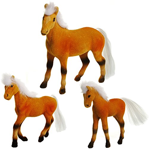 alles-meine.de GmbH 3 TLG. Set Pferdefamilie - braun/schwarz - Pferde beflockt - weiches Fell - aus Kunststoff - mit Mähne & Schweif - zum flechten/Pferdeschwanz - Pfer.. alles-meine.de GmbH 3 TLG. Set Pferdefamilie - braun/schwarz - Pferde beflockt - weiches Fell - aus Kunststoff - mit Mähne & Schweif - zum flechten/Pferdeschwanz - Pfer.. von alles-meine.de GmbH