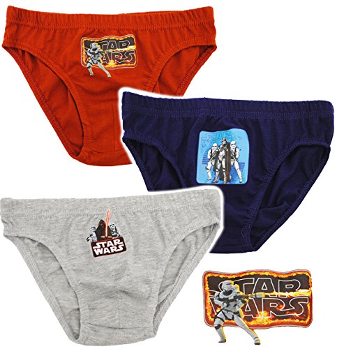 alles-meine.de GmbH 3 TLG. Slip/Unterhosen - Star Wars - Darth Vader/Stormtrooper - Größe 4 bis 5 Jahre - Gr. 110 bis 116-100% Baumwolle - Jungenslip/Unterwäsche - f.. alles-meine.de GmbH 3 TLG. Slip/Unterhosen - Star Wars - Darth Vader/Stormtrooper - Größe 4 bis 5 Jahre - Gr. 110 bis 116-100% Baumwolle - Jungenslip/Unterwäsche - f.. von alles-meine.de GmbH