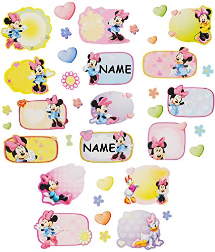 alles-meine.de GmbH 37 STK. Sticker - für Hefte Heftetiketten - Minnie Mouse - Etiketten - Aufkleber Heft - Namenssticker/Namensetiketten - Name Schulhefte - Namensetikett .. von alles-meine.de GmbH