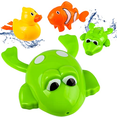 alles-meine.de GmbH 4 Stück Schwimmtiere/Wassertiere Verschiedene Tiere frei wählbar lustige Tiere - zum Aufziehen - Schwimmen im Wasser - Schwimmtier/aufziehen - für B.. alles-meine.de GmbH 4 Stück Schwimmtiere/Wassertiere Verschiedene Tiere frei wählbar lustige Tiere - zum Aufziehen - Schwimmen im Wasser - Schwimmtier/aufziehen - für B.. von alles-meine.de GmbH