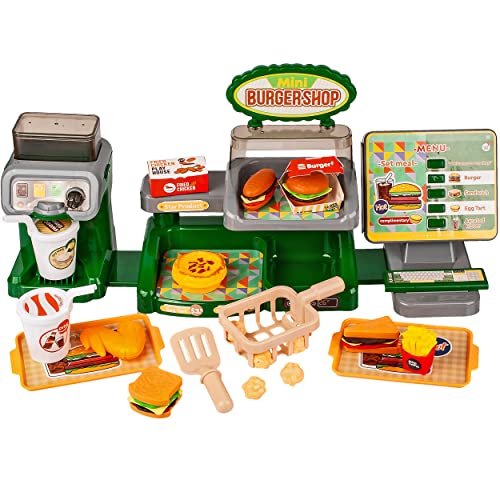 alles-meine.de GmbH 50 TLG. XL Set Verschiedene Artikel frei wählbar - elektronische Burger Station + Spielzeugkasse Wasser & Sound Funktion + Zubehör - Shop für Kaufmann.. von alles-meine.de GmbH