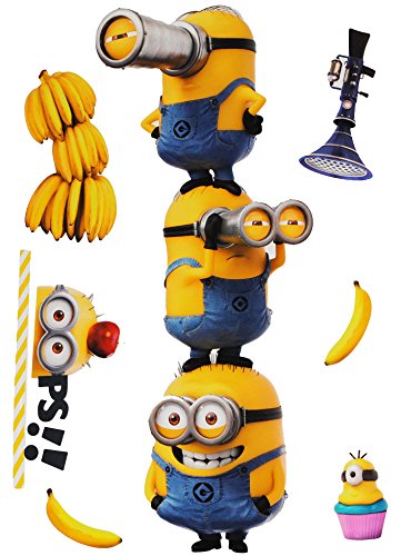 alles-meine.de GmbH 7 TLG. Set Wandtattoo/Sticker - Minions - Ich einfach unverbesserlich - Wandsticker + Fenstersticker - Aufkleber für Kinderzimmer - Minion - Stuart to.. von alles-meine.de GmbH