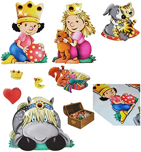 alles-meine.de GmbH 9 TLG. Set 3-D Effekt__ Wandtattoo/Fensterbild - der kleine König - Folie/Pappe - selbstklebend wiederverwendbar - Wandsticker - Sticker Aufkleber / .. alles-meine.de GmbH 9 TLG. Set 3-D Effekt__ Wandtattoo/Fensterbild - der kleine König - Folie/Pappe - selbstklebend wiederverwendbar - Wandsticker - Sticker Aufkleber / .. von alles-meine.de GmbH