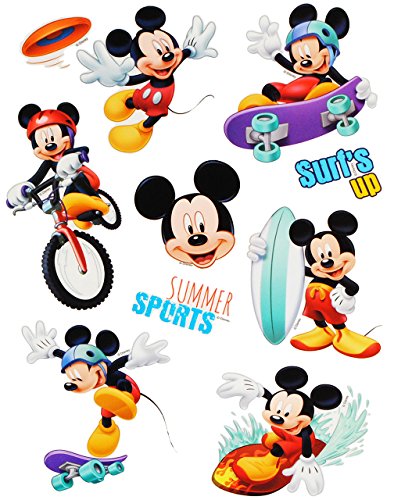 alles-meine.de GmbH 9 TLG. Set Fensterbilder - Mickey Mouse - Sticker Fenstersticker Aufkleber - statisch haftend/selbstklebend + wiederverwendbar - Fensterbild/z.B. fü.. von alles-meine.de GmbH