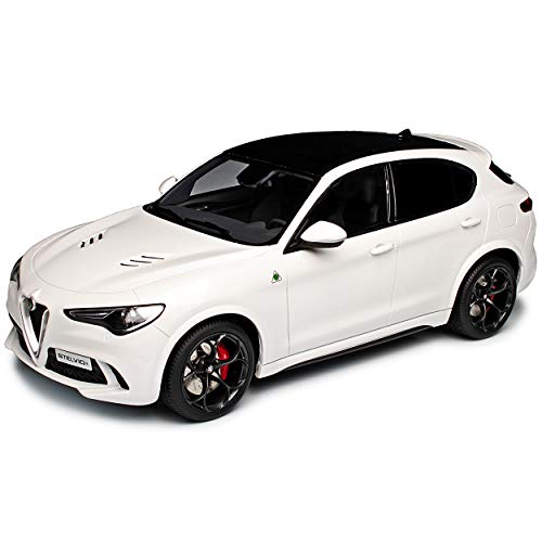 alles-meine.de GmbH Alfa Romeo Stelvio Typ 949 SUV Weiss Ab 2017 Nr 830 1/18 Otto Mobile Modell Auto mit individiuellem Wunschkennzeichen von alles-meine.de GmbH