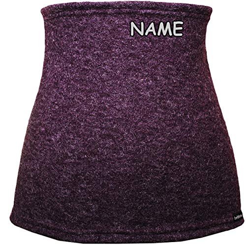 alles-meine.de GmbH Angora & Merino - Wolle - lila/violett - inkl. Name - Nierenwärmer/Bauchwärmer/Rückenwärmer - Größe: Männer XXL - ideal auch für Blasenentzündung und He.. von alles-meine.de GmbH