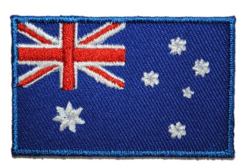 alles-meine.de GmbH Australien 6,2 cm * 3,9 cm Bügelbild Aufnäher Applikation Fahne Wappen Flagge von alles-meine.de GmbH