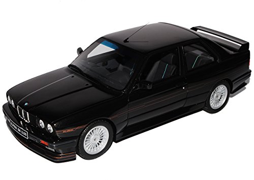 alles-meine.de GmbH B*M*W 3er E30 Alpina B6 3.5S Grau Schwarz 1982-1994 Nr 632 1/18 Otto Modell Auto mit individiuellem Wunschkennzeichen von alles-meine.de GmbH