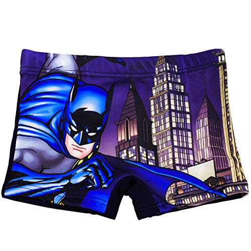 alles-meine.de GmbH Badehose/Badeshorts - Batman - Größe 4 bis 5 Jahre - Gr. 110 bis 116 - für Jungen Kinder Badepants - Boxershorts Shorts mit Bein - Pants - Badeshort - Bruce.. von alles-meine.de GmbH