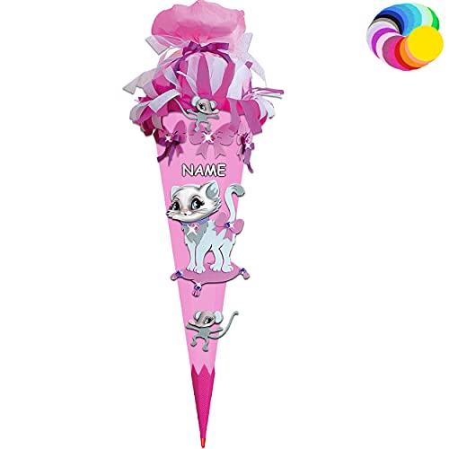 alles-meine.de GmbH Bastelset - Schultüte Farbe & Größe wählbar 70/85 / 100 cm - Katze & Maus - inkl. Name - Farbe frei wählbar - Bastelschultüte - Zuckertüte zum selber Ba.. alles-meine.de GmbH Bastelset - Schultüte Farbe & Größe wählbar 70/85 / 100 cm - Katze & Maus - inkl. Name - Farbe frei wählbar - Bastelschultüte - Zuckertüte zum selber Ba.. von alles-meine.de GmbH