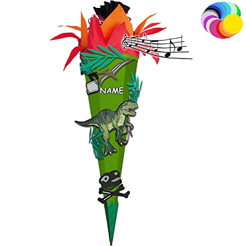 alles-meine.de GmbH Bastelset mit Sound - Schultüte Farbe & Größe wählbar 70/85 / 100 cm - Dinosaurier - Tyrannosaurus Rex - inkl. Name - Farbe frei wählbar - Bastelschultü.. alles-meine.de GmbH Bastelset mit Sound - Schultüte Farbe & Größe wählbar 70/85 / 100 cm - Dinosaurier - Tyrannosaurus Rex - inkl. Name - Farbe frei wählbar - Bastelschultü.. von alles-meine.de GmbH