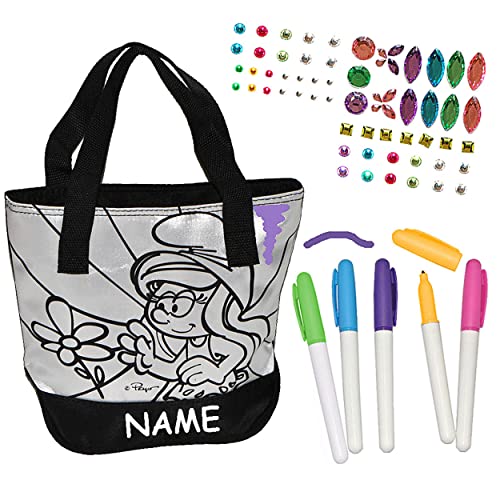 alles-meine.de GmbH Bastelset zum Bemalen - Umhängetasche/Schultertasche - Die Schlümpfe - incl. Name - abwischbar groß - Kindertasche Tasche Stoff Mädchen Tragetasche Papa/S.. alles-meine.de GmbH Bastelset zum Bemalen - Umhängetasche/Schultertasche - Die Schlümpfe - incl. Name - abwischbar groß - Kindertasche Tasche Stoff Mädchen Tragetasche Papa/S.. von alles-meine.de GmbH