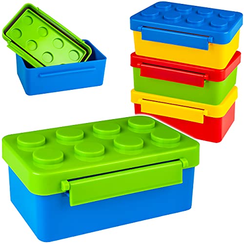 alles-meine.de GmbH Bausteine Artikel wählbar 4 Stück Lunchbox/Brotdosen - bunt - BPA frei - spülmaschinen geeignet - Brotbüchse Küche Essen - für Erwachsene & Kinder - M.. alles-meine.de GmbH Bausteine Artikel wählbar 4 Stück Lunchbox/Brotdosen - bunt - BPA frei - spülmaschinen geeignet - Brotbüchse Küche Essen - für Erwachsene & Kinder - M.. von alles-meine.de GmbH