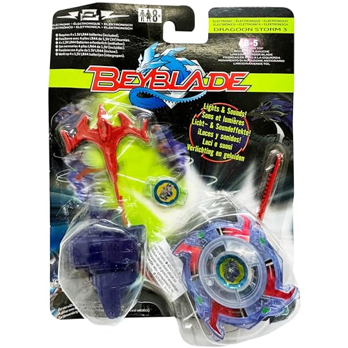 alles-meine.de GmbH Beyblad - B-5 - Dragoon Storm 3 - mit Licht & Sound - Links drehend Blade - Lightning Sound - BBA - B5 Left Spinning alles-meine.de GmbH Beyblad - B-5 - Dragoon Storm 3 - mit Licht & Sound - Links drehend Blade - Lightning Sound - BBA - B5 Left Spinning von alles-meine.de GmbH