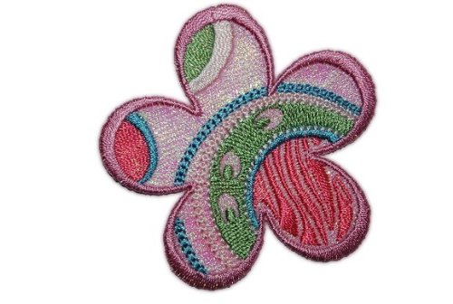 alles-meine.de GmbH Blume 6,3 cm Bügelbild Aufnäher Applikation grün Turkis türkis blau pink rosa alles-meine.de GmbH Blume 6,3 cm Bügelbild Aufnäher Applikation grün Turkis türkis blau pink rosa von alles-meine.de GmbH