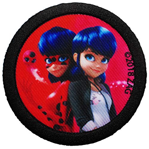 alles-meine.de GmbH Bügelbild - Miracul. - Geschichten von Ladybug und Cat Noir - 6,7 cm * 6,7 cm - Aufnäher/Applikation/Aufbügler - gestickter Flicken - Bügelflicken/Hosen.. von alles-meine.de GmbH