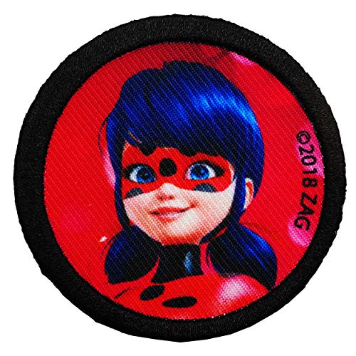 alles-meine.de GmbH Bügelbild - Miracul. - Geschichten von Ladybug und Cat Noir - 6,7 cm * 6,7 cm - Aufnäher/Applikation/Aufbügler - gestickter Flicken - Bügelflicken/Hosen.. von alles-meine.de GmbH