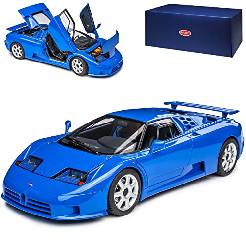 alles-meine.de GmbH Bugatti EB110 SS Coupe Blau 1991-1995 70917 1/18 AutoArt Modell Auto mit individiuellem Wunschkennzeichen von alles-meine.de GmbH