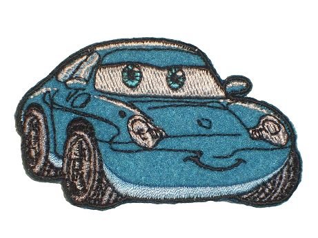 alles-meine.de GmbH Cars 7,1 cm * 4,4 cm Bügelbild - - Sally Auto Car Aufnäher Applikation Kinder Porsche 911 Aufbügler/Autos von alles-meine.de GmbH