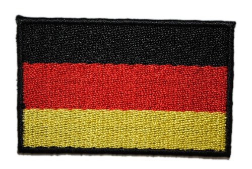 alles-meine.de GmbH Deutschland 5,8 cm * 3,8 cm Bügelbild Aufnäher Applikation Fahne Wappen Flagge von alles-meine.de GmbH