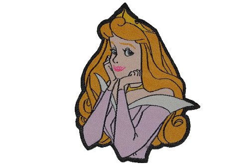 alles-meine.de GmbH Dornröschen 6,6 cm * 8,5 cm Aufnäher Bügelbild Applikation Patch Prinzessin von alles-meine.de GmbH