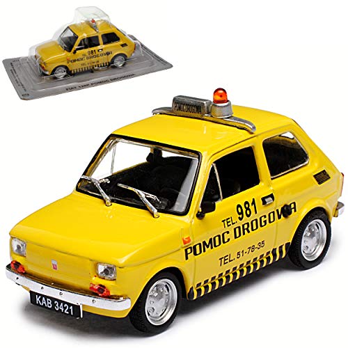 alles-meine.de GmbH FIAT Polski 126P Pomoc Drogowa Abschleppdienst Gelb 1972-2000 1/43 Modellcarsonline Modell Auto Modellcarsonline Modell Auto von alles-meine.de GmbH