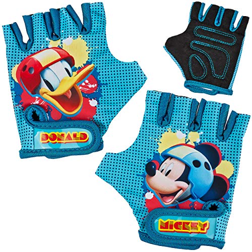 alles-meine.de GmbH Fahrradhandschuhe - - Mickey Mouse - abgepolstert & Anti rutsch - 3 bis 8 Jahre - universal auch für Roller und Dreirad Laufrad Puky Bobbycar Cityroller Stree.. von alles-meine.de GmbH