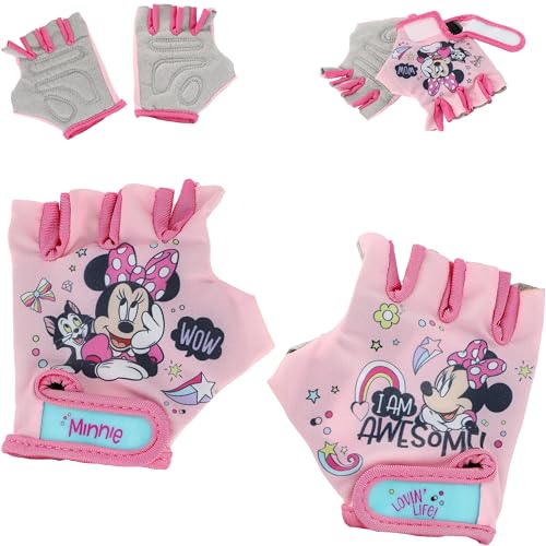 alles-meine.de GmbH Fahrradhandschuhe - - Minnie Mouse - abgepolstert & Anti rutsch - 3 bis 8 Jahre - universal auch für Roller und Dreirad Laufrad Puky Bobbycar Cityroller Stree.. von alles-meine.de GmbH